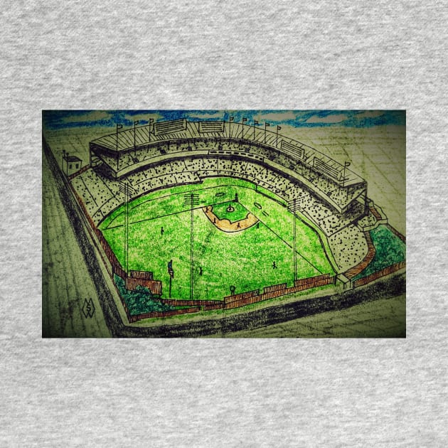 Municipal Stadium of Kansas City by Matt Starr Fine Art